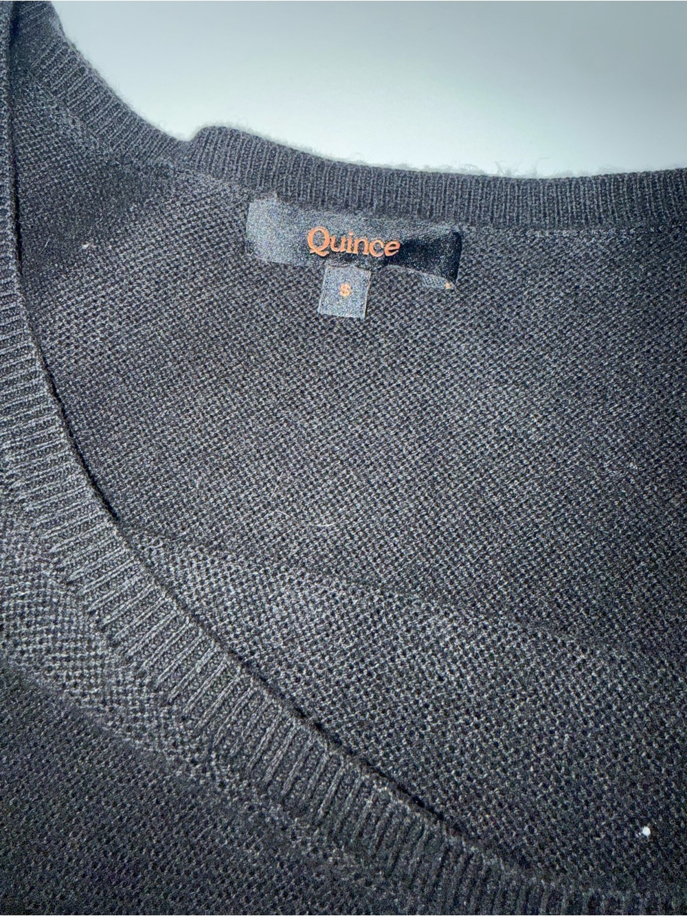 Quince Black Short Sleeve Knit Top - Picture 5 of 5